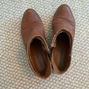 Lucky Brand Brown Leather Booties — SIZE 7.5!